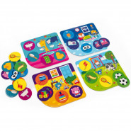 Гра настільна 'Fisher Price. Лото. Мій день' VT2910-02, 4 гральні поля