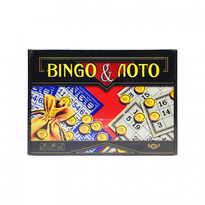 Настільна гра 'Bingo & Лото' Майстер MKL1005