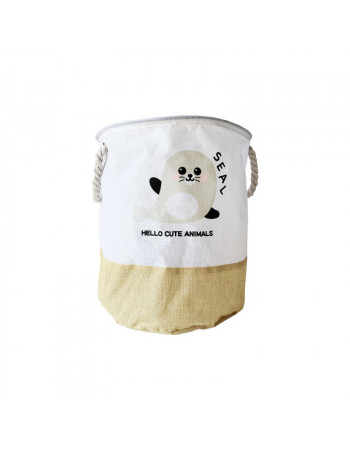 Корзина для игрушек и белья 'Hello cute animals Кот' MGZ-1006(Gold) 35 х 40 см