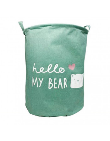 Корзина для игрушек и белья «Hello my bear» MGZ-1004(Green)