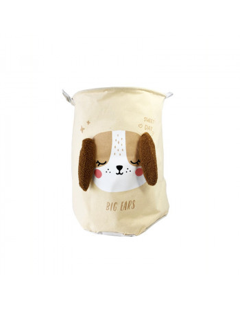 Корзина для игрушек и белья 'Big ears Собачка' MGZ-1009(Biege) 50 х 40 см