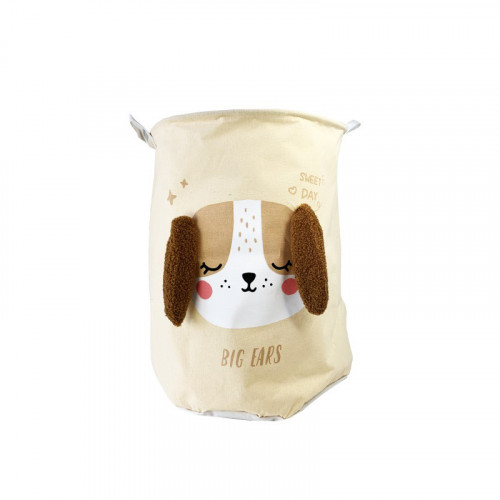 Корзина для игрушек и белья 'Big ears Собачка' MGZ-1009(Biege) 50 х 40 см