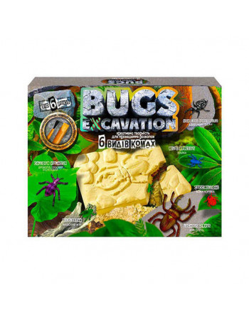 Детский набор для проведения раскопок 'Bugs Excavation' Жуки Danko Toys BEX-01U Укр BEX-01-06U