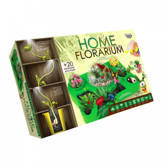 Ігровий навчальний набір для вирощування рослин HFL-01 'Home Florarium'