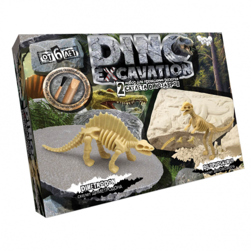 Детский набор для проведения раскопок динозавров DEX-01 DINO EXCAVATION  Диметродон