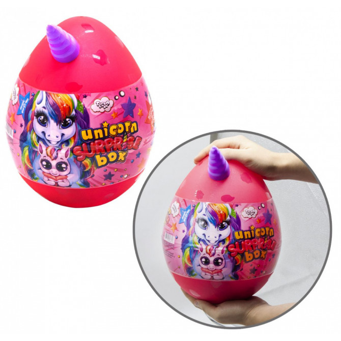 Набір для творчості в яйці 'Unicorn Surprise Box' USB-01-01U для дівчинки  (Рожевий)