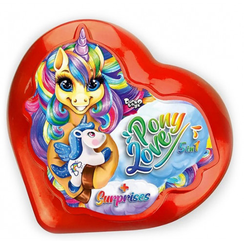 Набір творчої творчості 'Pony Love' BPS-01-02U укр (Червоний)