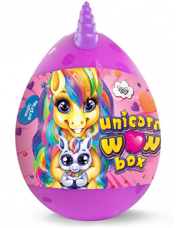 Набір для творчості в яйці 'Unicorn WOW Box' UWB-01-01U для дівчаток  (Фіолетовий)