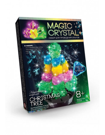 Детский набор для проведения опытов 'MAGIC CRYSTAL' OMC-01 безопасный Рождественскаямногоцветнаяелка