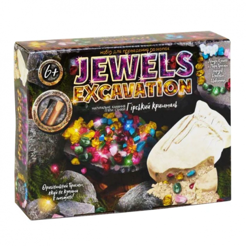 Набор для проведения раскопок 7576DT 'Jewels Excavation' Камни JEX-01-02 Укр