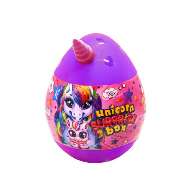 Набір для творчості в яйці 'Unicorn Surprise Box' USB-01-01U для дівчинки  (Фіолетовий)