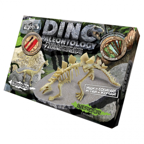 Ігровий набір для проведення розкопок DINO PALEONTOLOGY 6377 в коробці  (Стегозавр)