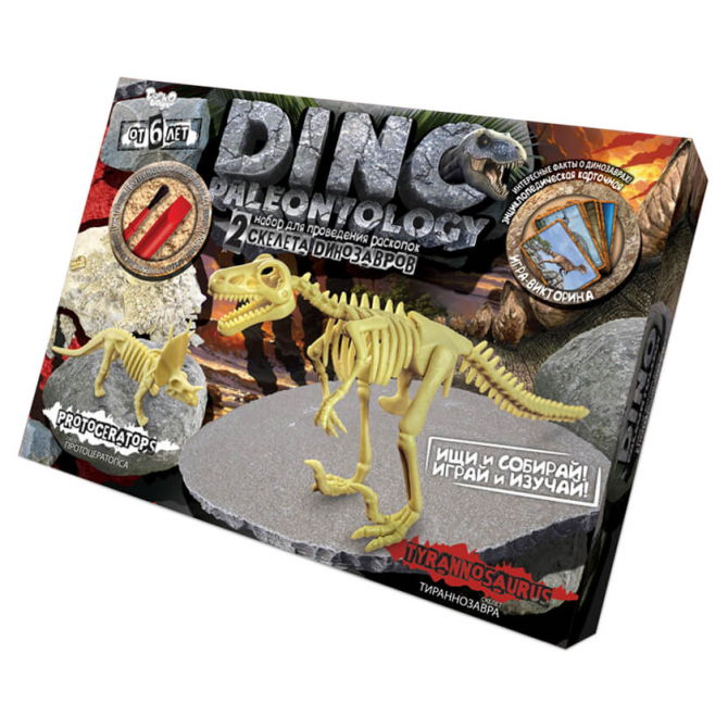 Ігровий набір для проведення розкопок DINO PALEONTOLOGY 6377 в коробці  (Тиранозавр)
