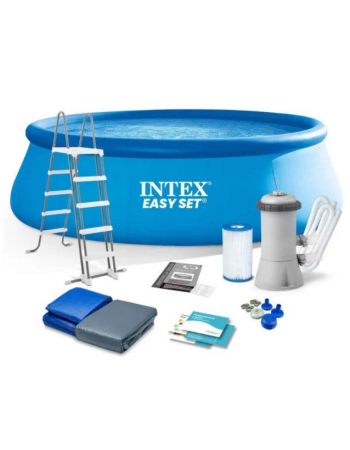 Надувной бассейн семейный Intex 26166 (457х107 см), 12430 л