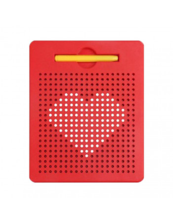 Магнітний планшет 'MagPad' TSQ-380B(Red) 21,5см стілус, металеві кульки