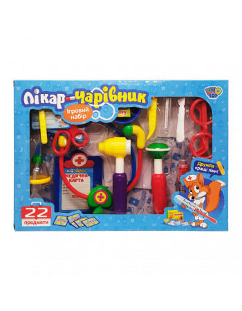Игровой набор Доктор-волшебник Limo Toy M 0462, 22 предмета A