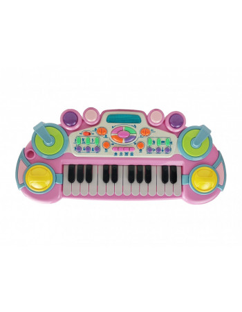 Детский синтезатор CY-6032B(Pink), 24 клавиши