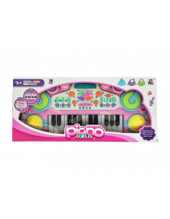 Детский синтезатор CY-6032B(Pink), 24 клавиши