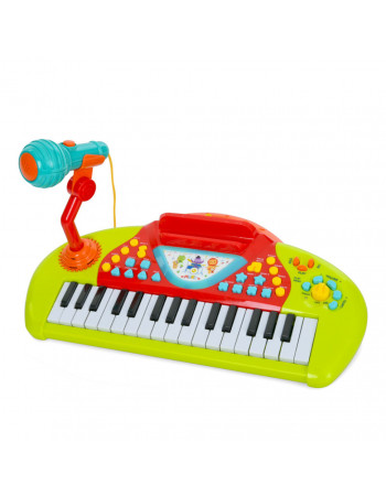 Детское игровое пианино LML7710(Red) с микрофоном
