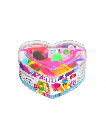 Набор для лепки с тестом Sweet heart 41207, 16 цветов