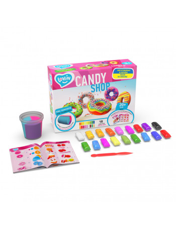 Набор теста для лепки 'Candy Shop' TM Lovin 41192