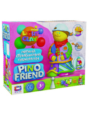 Набор легкого прыгающего пластилина Джексон 70038 ТМ Moon Light Clay Pino Friend