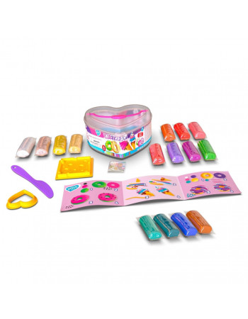 Набор для лепки с тестом Sweet heart 41207, 16 цветов