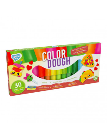 Набор для лепки с тестом Color Dough 41205, 30 стиков