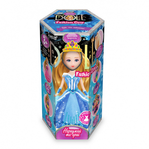 Детский набор для творчества 'Princess Doll'  CLPD-02 Голубое платье
