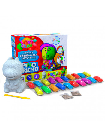 Набор легкого прыгающего пластилина TM Moon light clay Pino Friend Рокки 70060