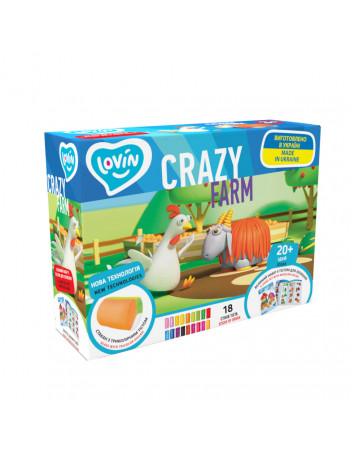 Набор теста для лепки 'Crazy Farm' TM Lovin 41189