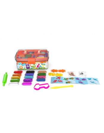 Набор для творчества с тестом '16 colors Box' ТМ Lovin 41186 в пластиковом боксе