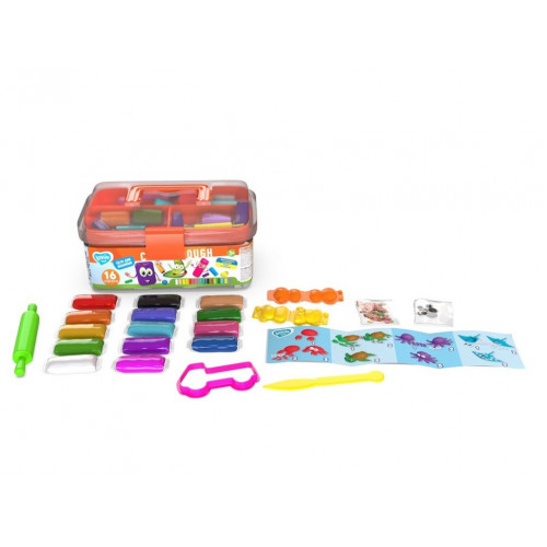 Набор для творчества с тестом '16 colors Box' ТМ Lovin 41186 в пластиковом боксе