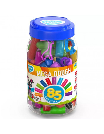 Набір для ліплення з тістом Mega dough 41227, 85 стиків