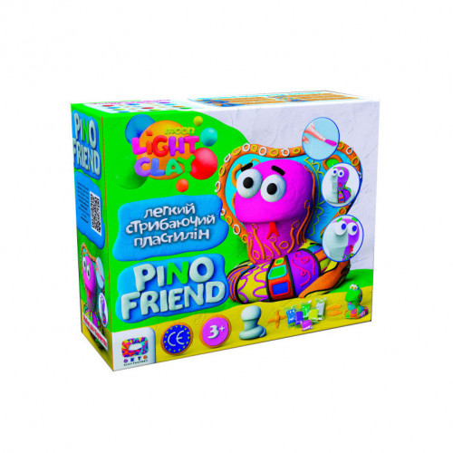 Набор легкого прыгающего пластилина 'Pino Friend' Moon light clay 70057