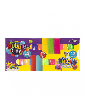 Комплект креативного творчества 'Air Clay+Bubble Clay' ARBB-02-01U неоновый цвет