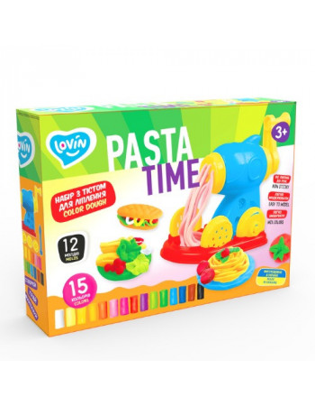 Набор для креативного творчества с тестом 'Pasta Time' TM Lovin 41195, 15 цветов