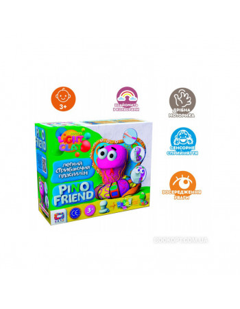 Набор легкого прыгающего пластилина 'Pino Friend' Moon light clay 70057