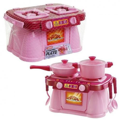 Ігровий набір Кухонна плита 'Cooking Plate with Dishes' 71825, 7 предметів