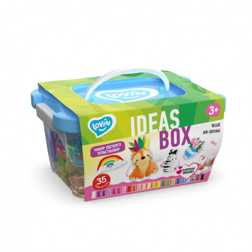 Набір легкого пластиліну 'Ideas box' TM Lovin 70108