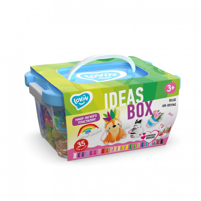 Набір легкого пластиліну 'Ideas box' TM Lovin 70108