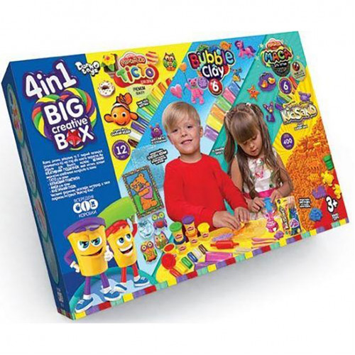 Набір для творчості '4в1 BIG CREATIVE BOX' BCRB-01-01U Укр