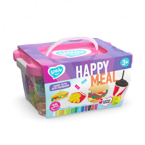 Набір тіста для ліплення 'Happy meal' TM Lovin 41137