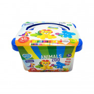 Набір для ліплення із тістом 'Zoo animals box' Lovin 41221