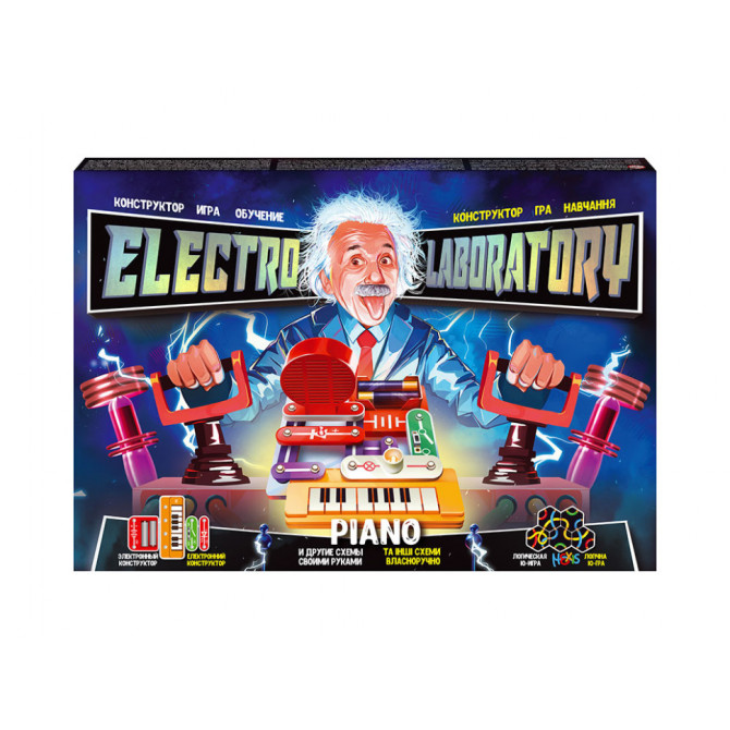 Електронний конструктор 'Electro Laboratory. Radio+Piano' Danko Toys ELab-01-03  (Piano)