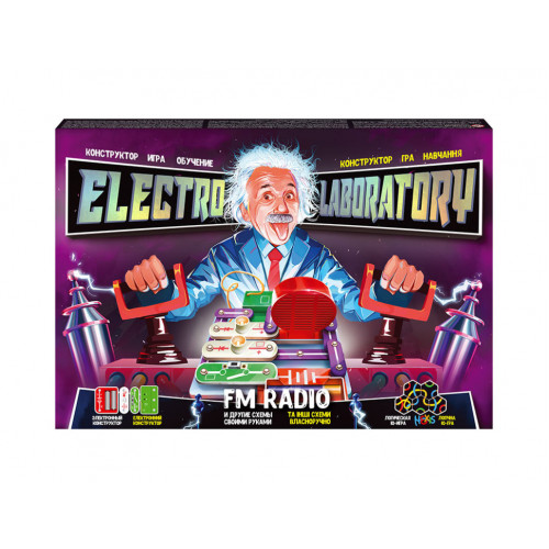 Електронний конструктор 'Electro Laboratory. Radio+Piano' Danko Toys ELab-01-03  (FMRadio)