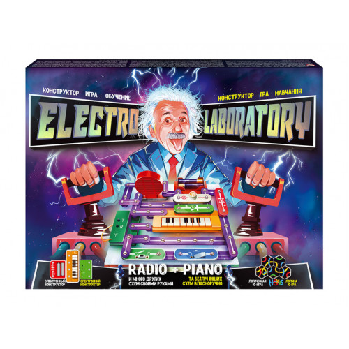Електронний конструктор 'Electro Laboratory. Radio+Piano' Danko Toys ELab-01-03  (Radio+Piano)