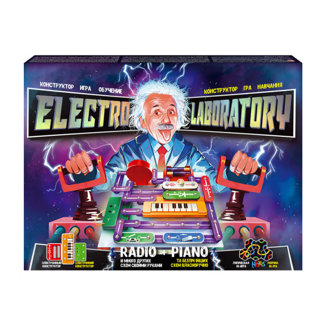 Електронний конструктор 'Electro Laboratory. Radio+Piano' Danko Toys ELab-01-03  (Radio+Piano)