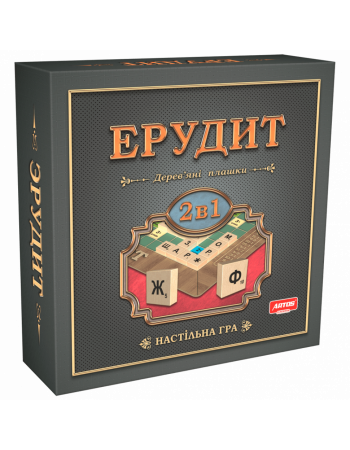 Настільна гра 'Ерудит' 0987 дерев'яна