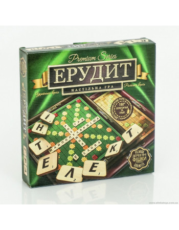 Гра настільна Ерудит ВЕЛ PREMIUM 6355 укр. і рос. мовами